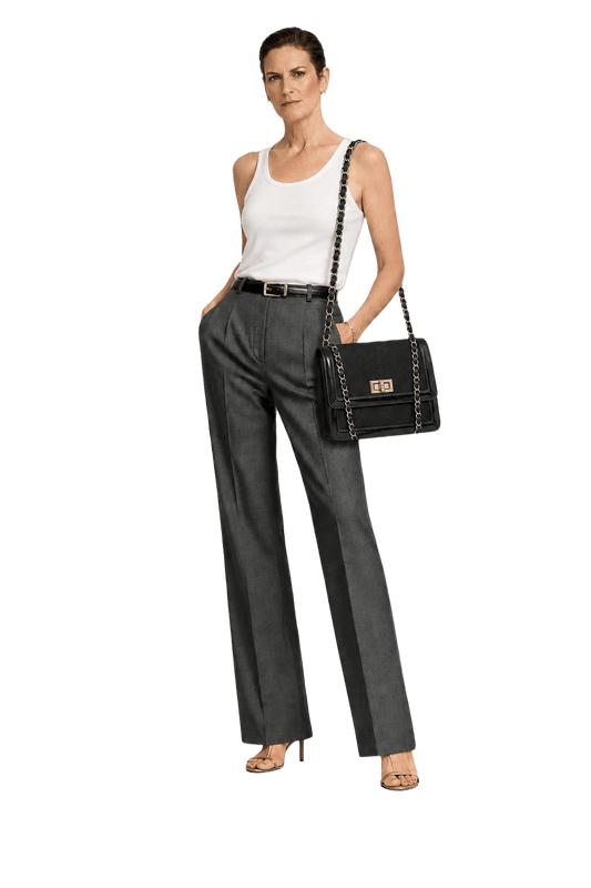 [1980s] Black Leather Bag - Model