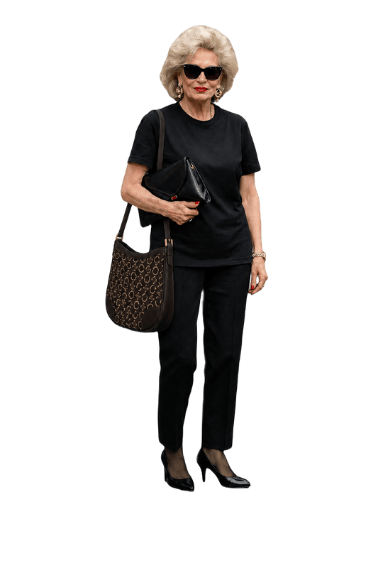 1980s Brown Synthetic Bag - Model