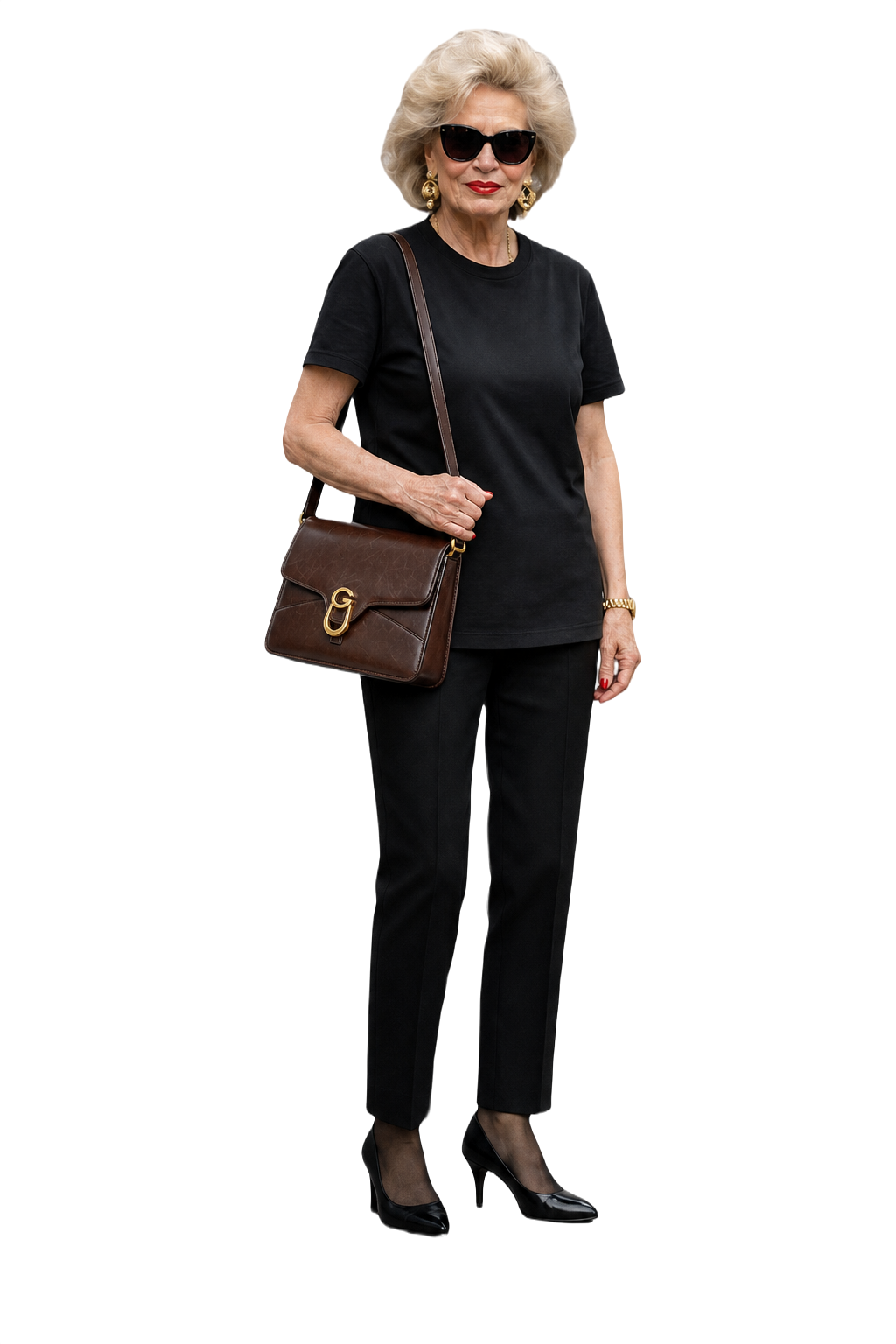 1980s Dark Brown Leather Bag - Model