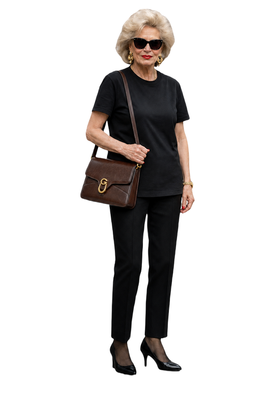 1980s Dark Brown Leather Bag - Model