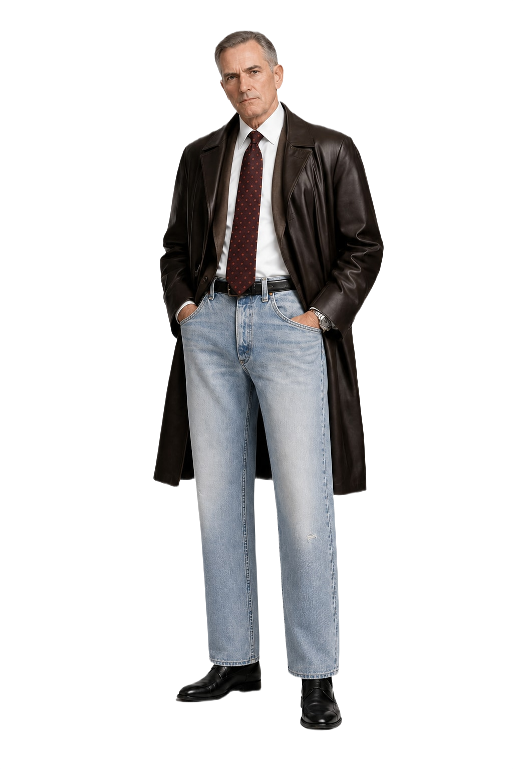 1990s Light Blue Denim Jeans - Model