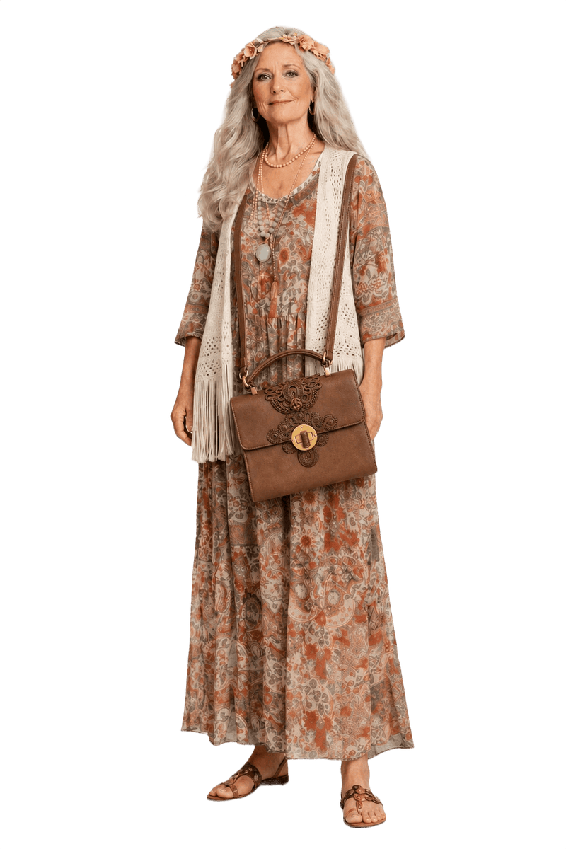 1990s Brown Leather Bag - Model