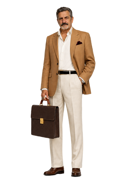 1980s Dark Brown Leather Bag - Model