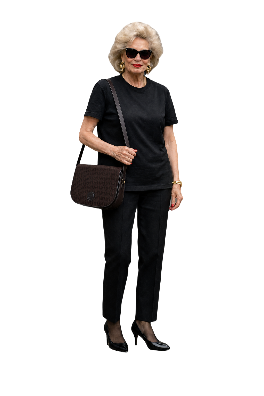 1990s Dark Brown Leather Bag - Model