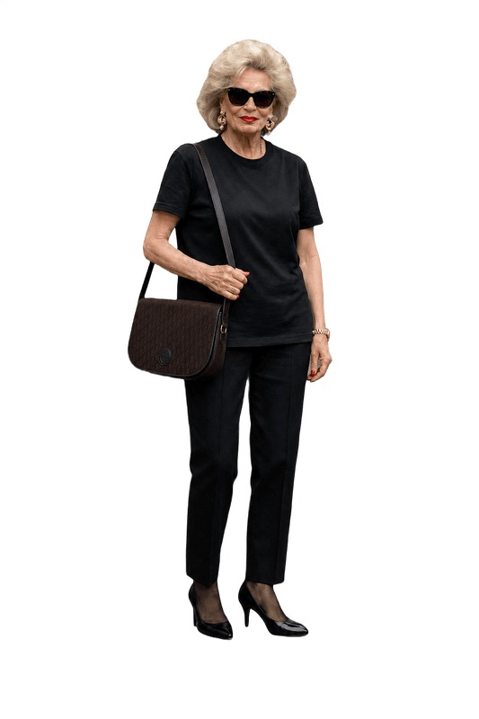 1990s Dark Brown Leather Bag - Model
