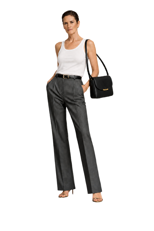 1980s Black Leather Bag - Model