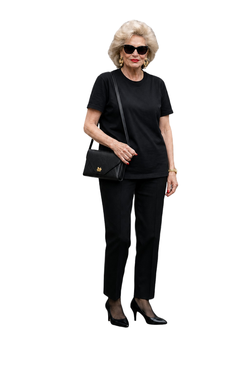 1980s Black Leather Bag - Model