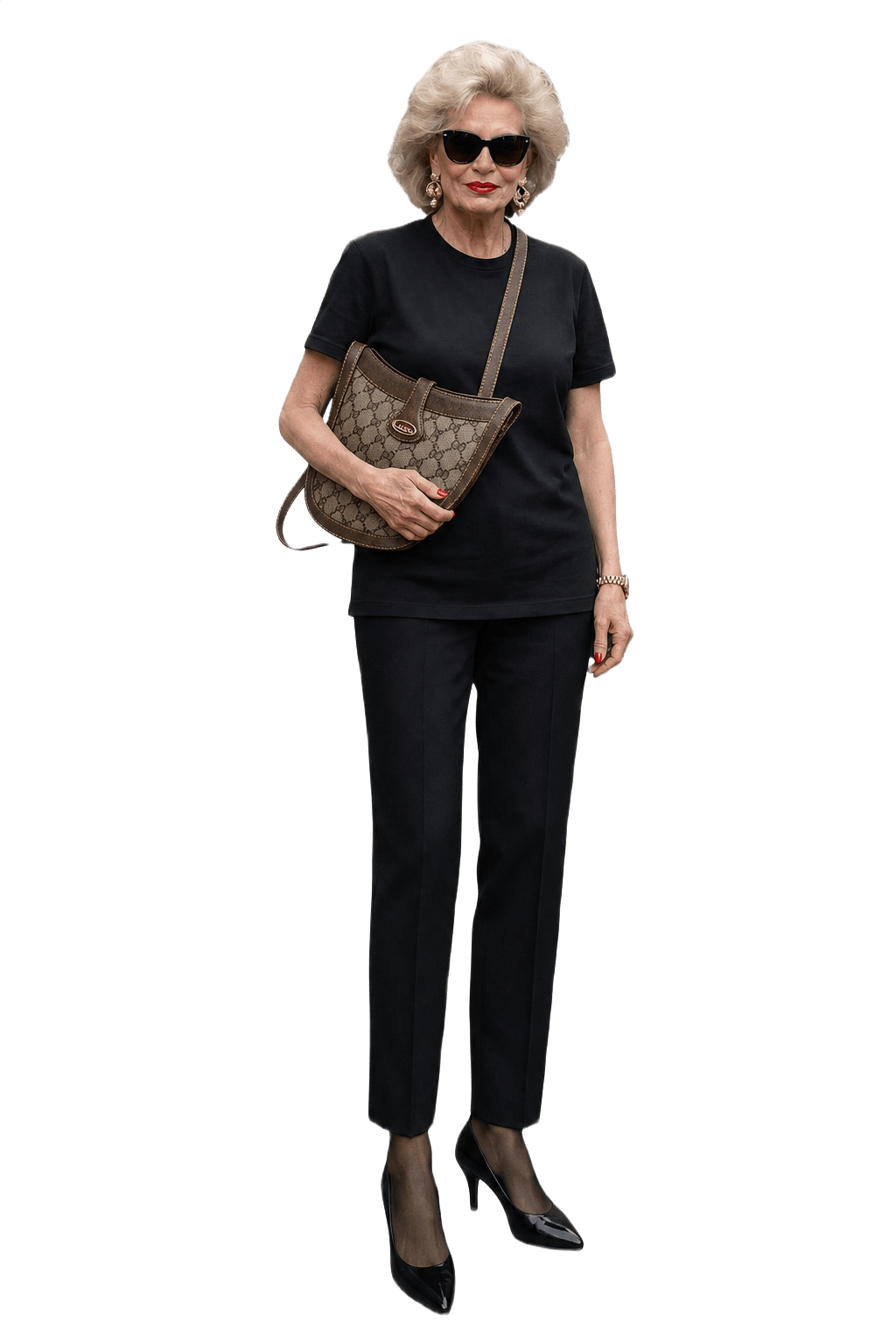 1970s Brown Leather Bag - Model