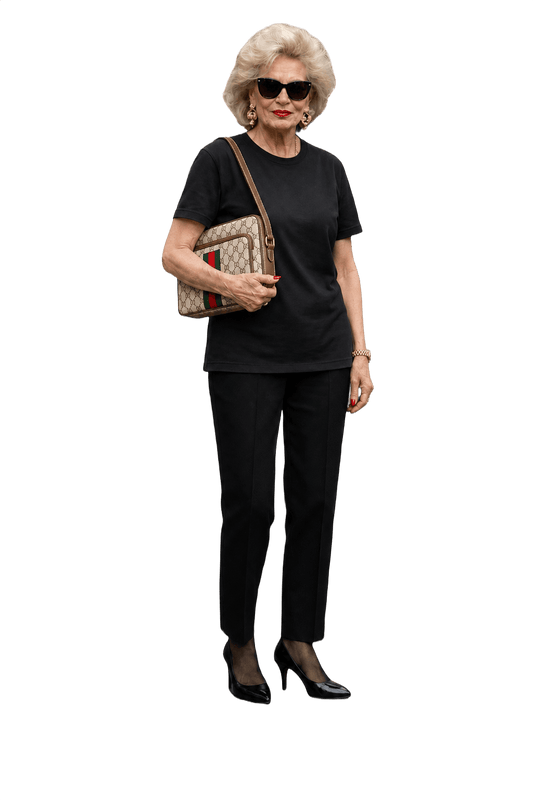 Unknown Beige Canvas Bag - Model