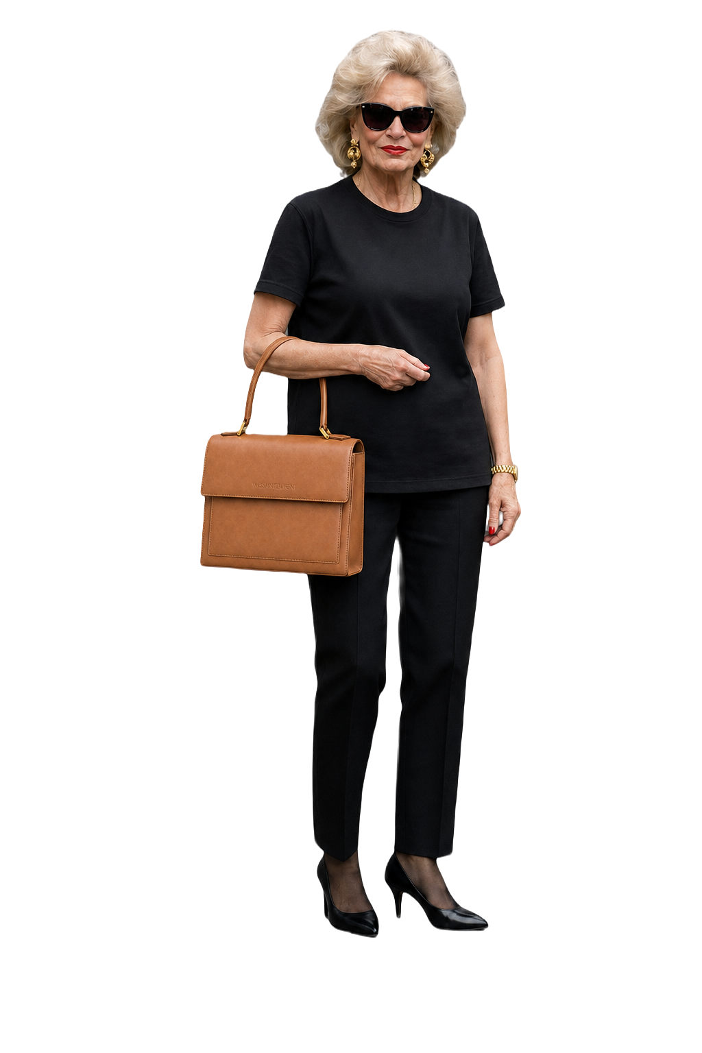 1980s Tan Leather Bag - Model