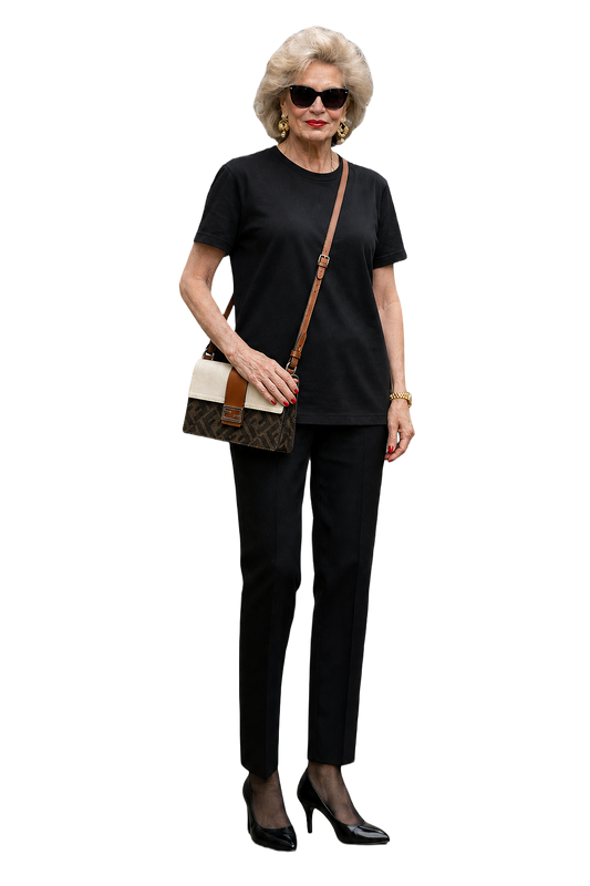 1980s White Canvas Bag - Model