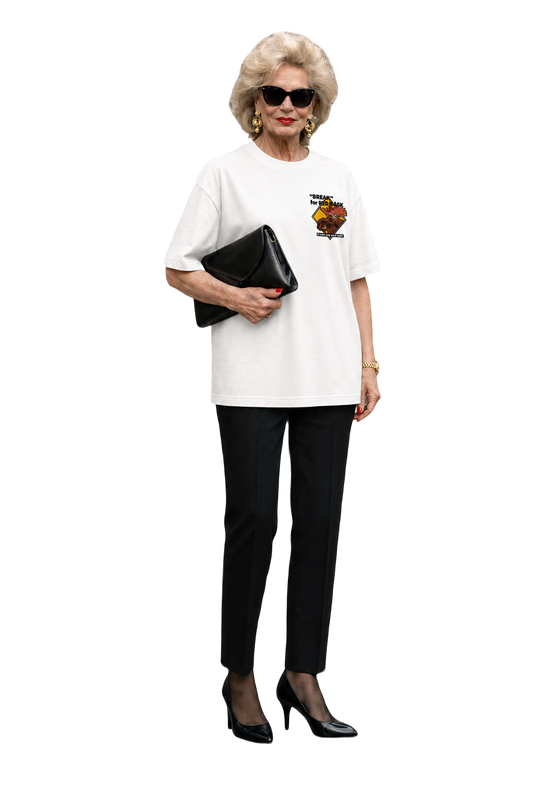 1990s White Cotton T-Shirt - Model