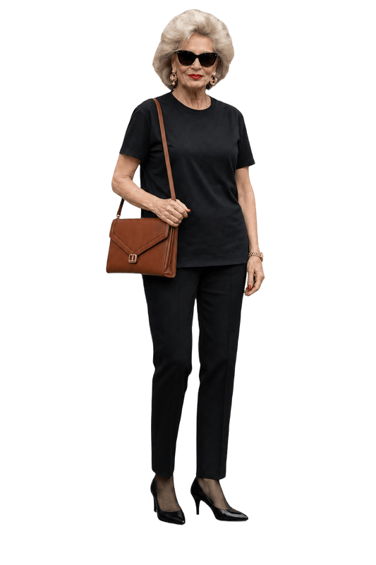 1980s Brown Leather Handbag - Model