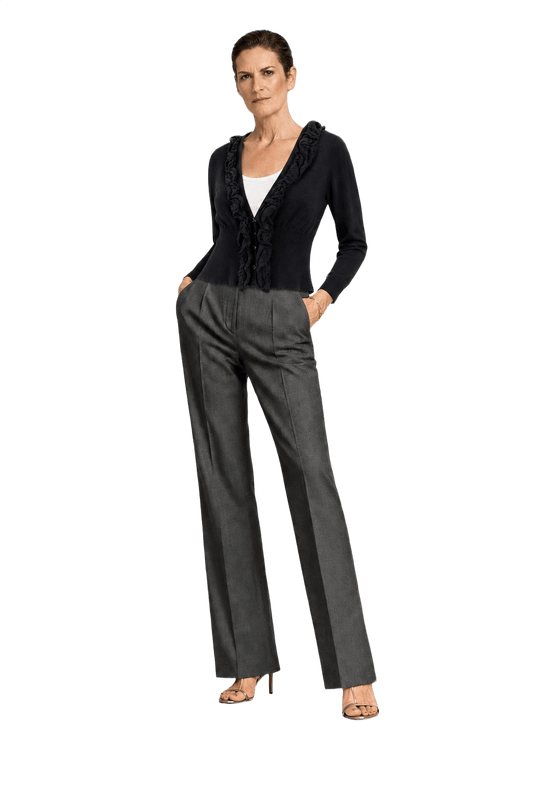 1990s Black Unknown Cardigan - Model