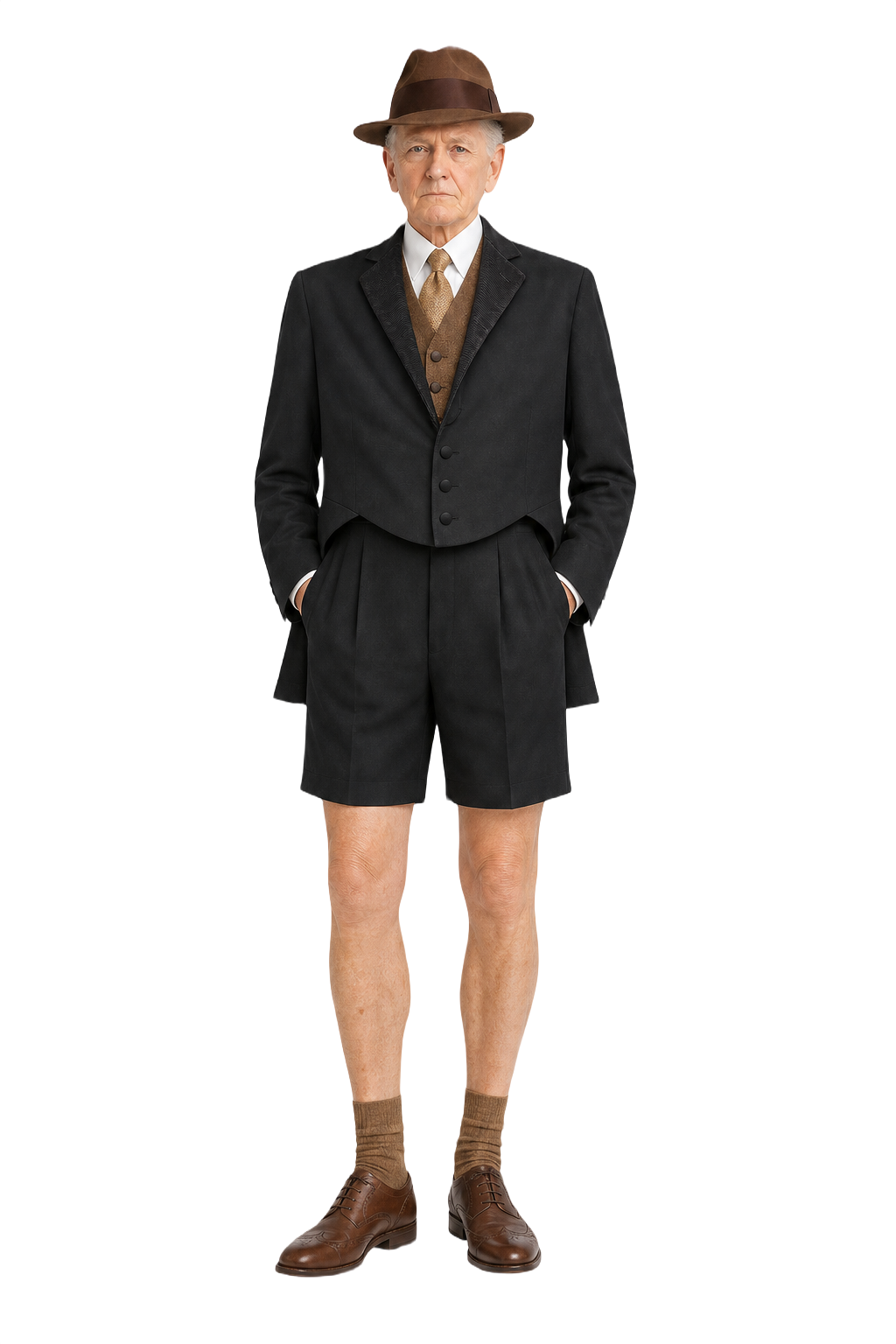 1940s Black Wool Jacket - Model