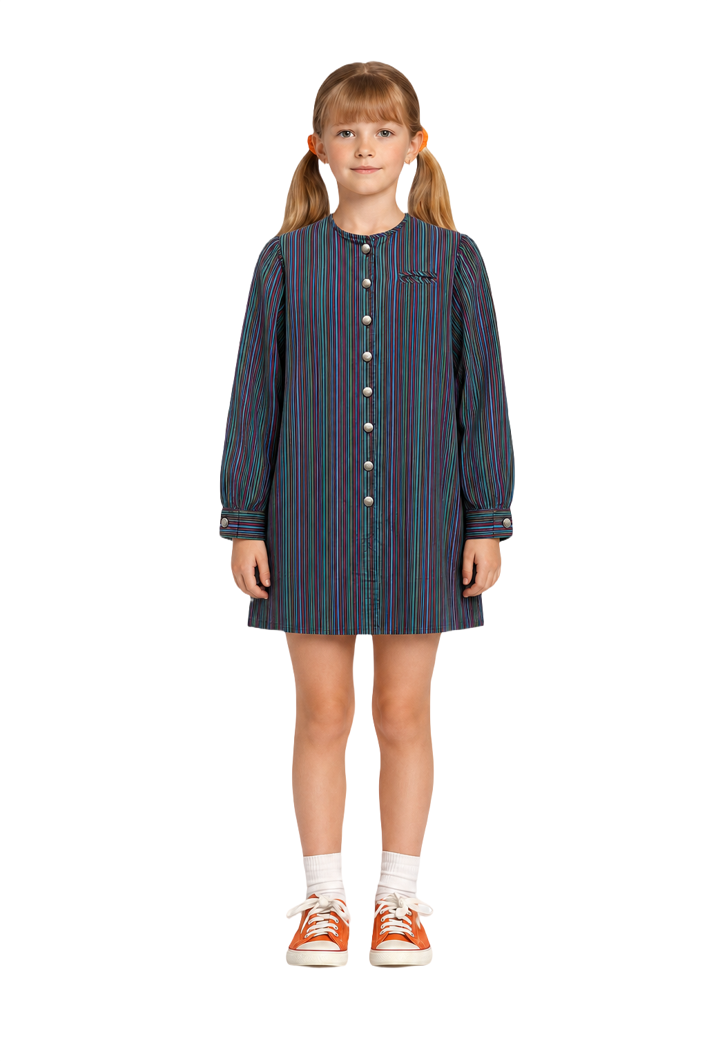 1970s Multicolor Cotton Tunic - Model
