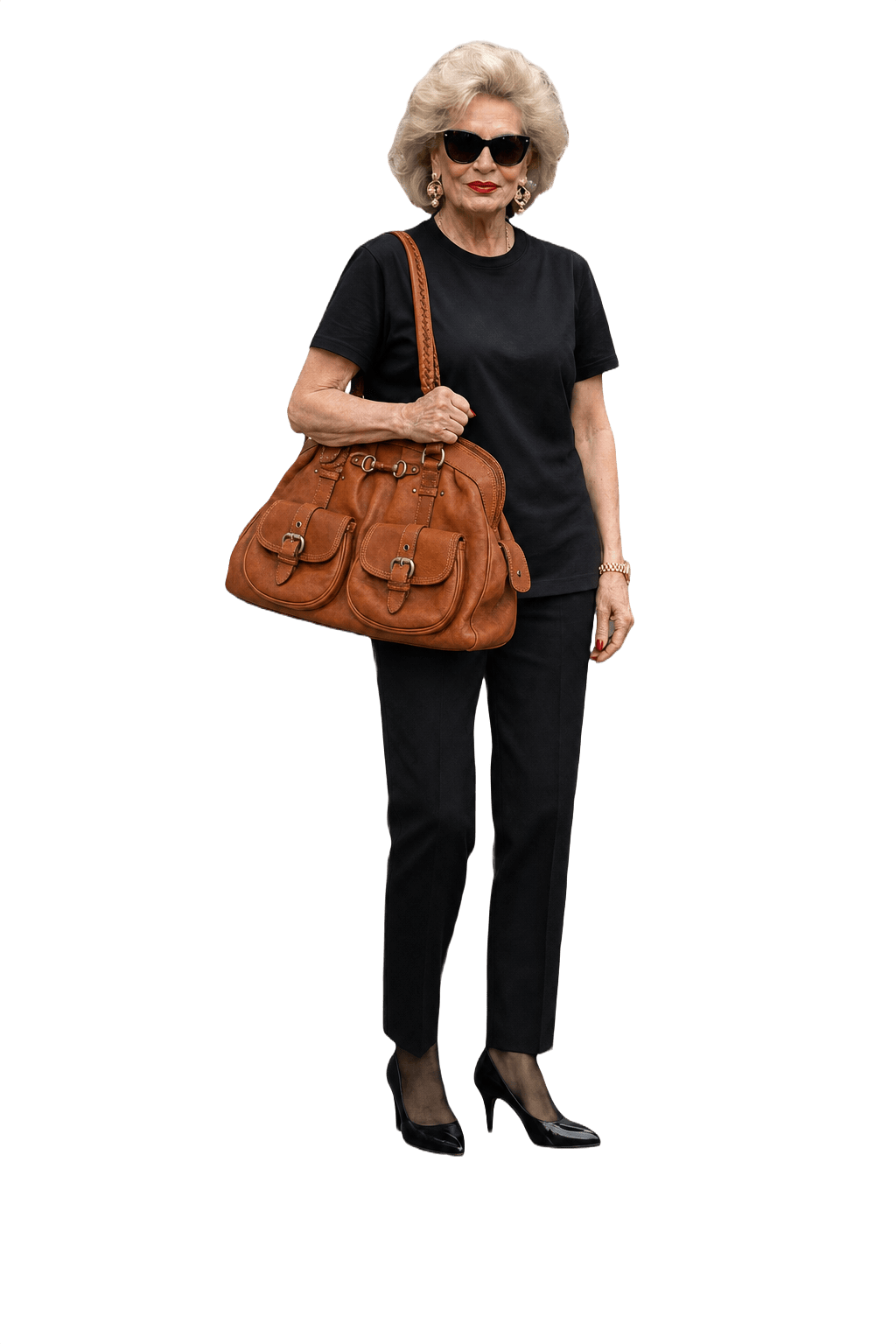 1980s Brown Leather Bag - Model