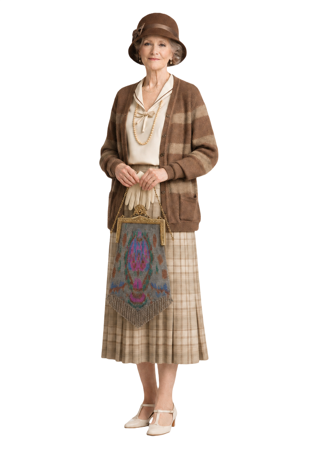 1920s Multi-color Evening Bag - Model