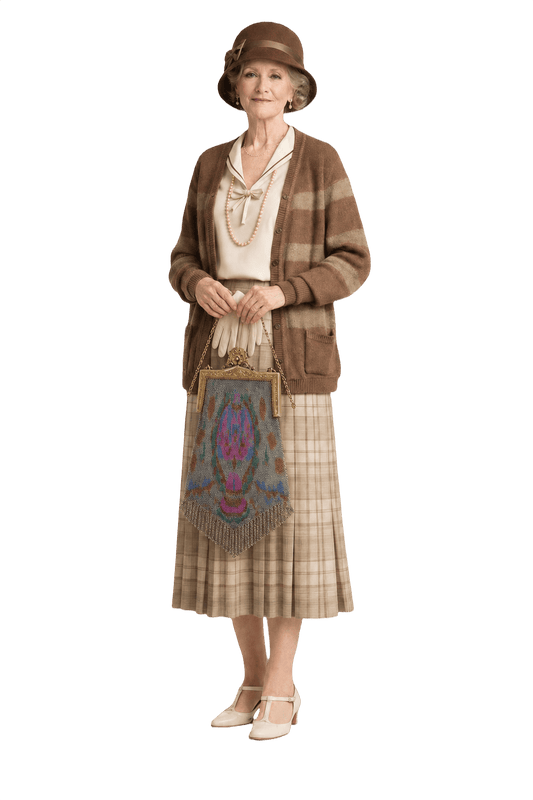 1920s Multi-color Evening Bag - Model