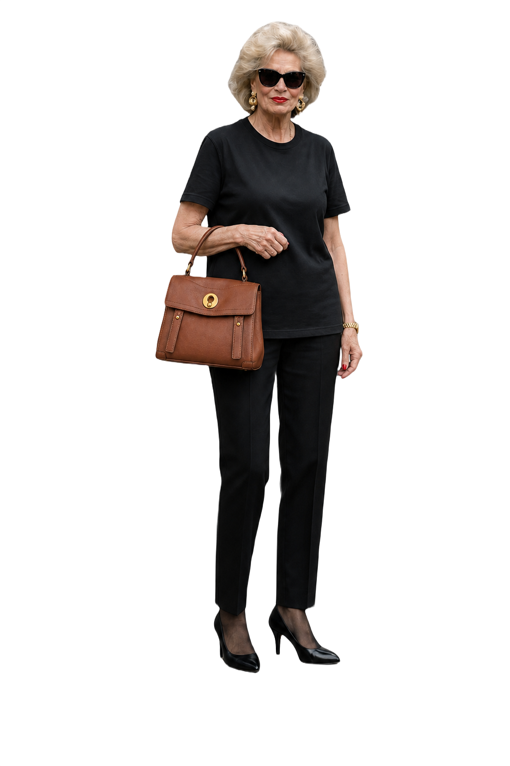 1980s Brown Leather Bag - Model