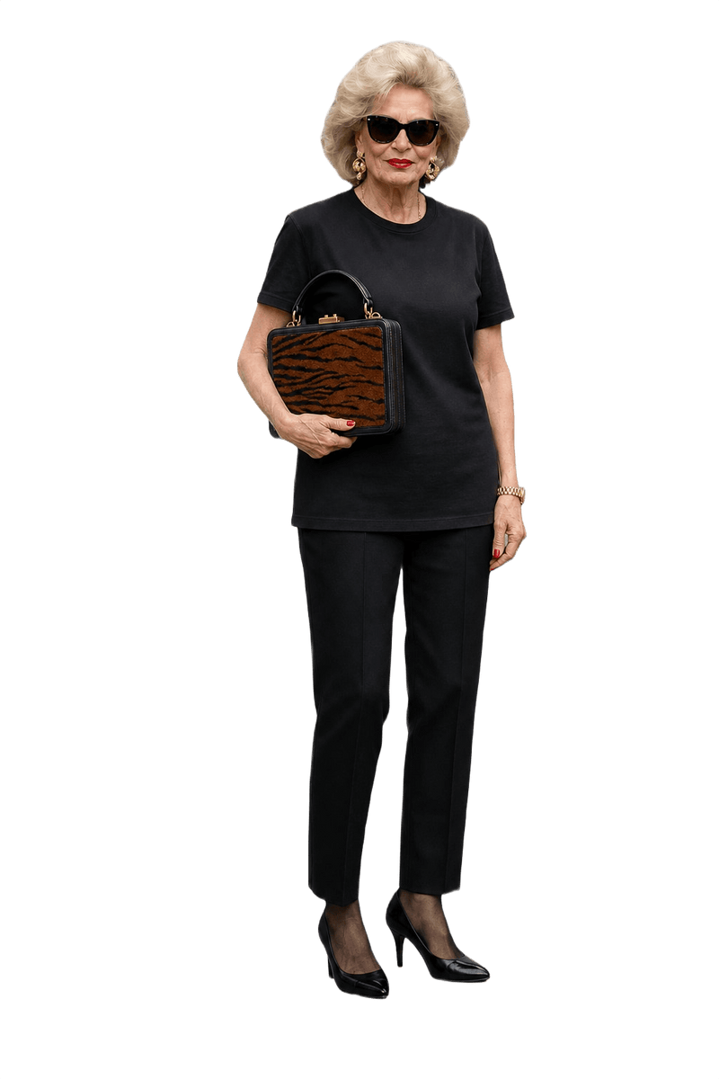 1980s Brown Leather Handbag - Model