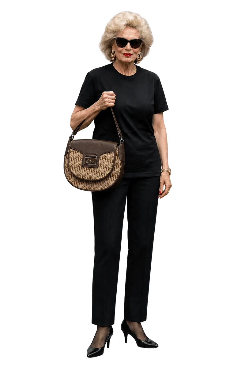 1980s Brown Leather Bag - Model