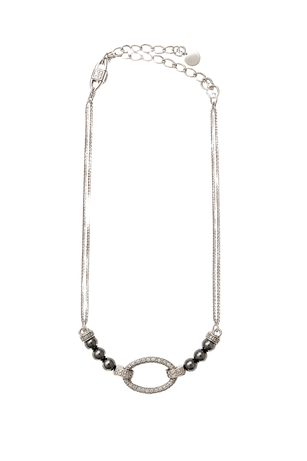 1980s Silver Metal Necklace - Model