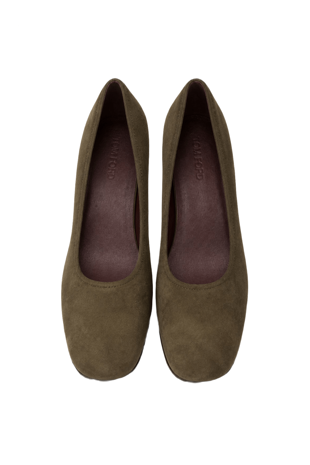1980s Olive Green Suede Shoes - Model