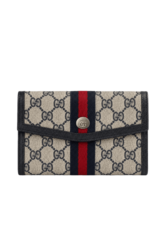 1980s Cream Canvas Wallet - Model