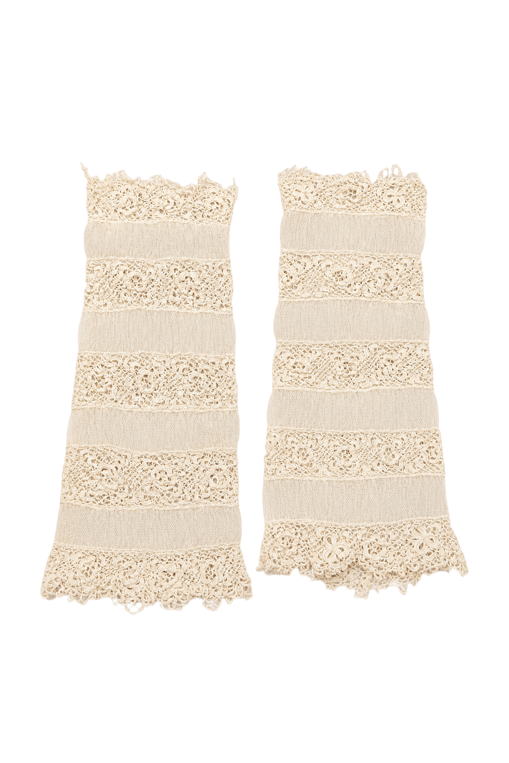 Unknown Ivory Lace Cuffs - Model