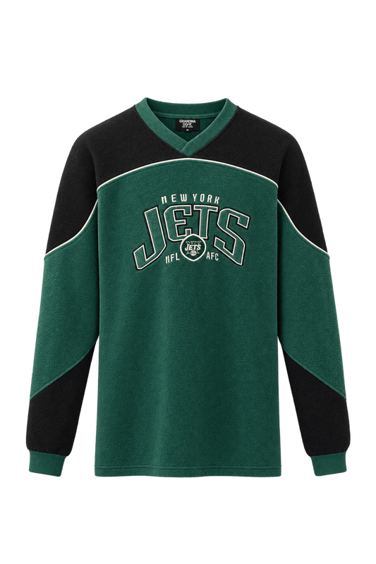 1990s Green Cotton Sweater - Front View