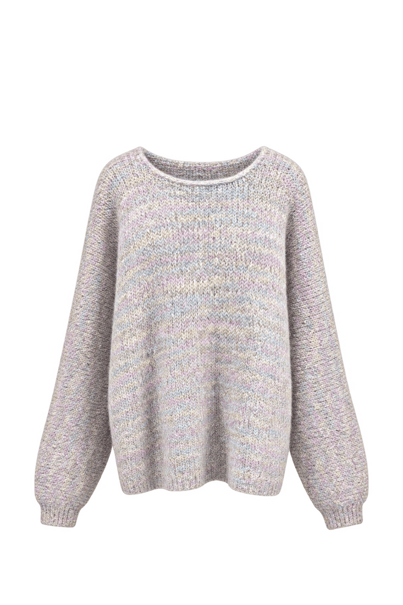 1980s Multicolor Wool Sweater - Front View