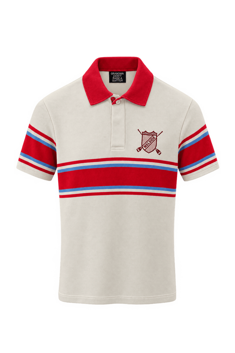 1990s White Cotton Polo - Front View