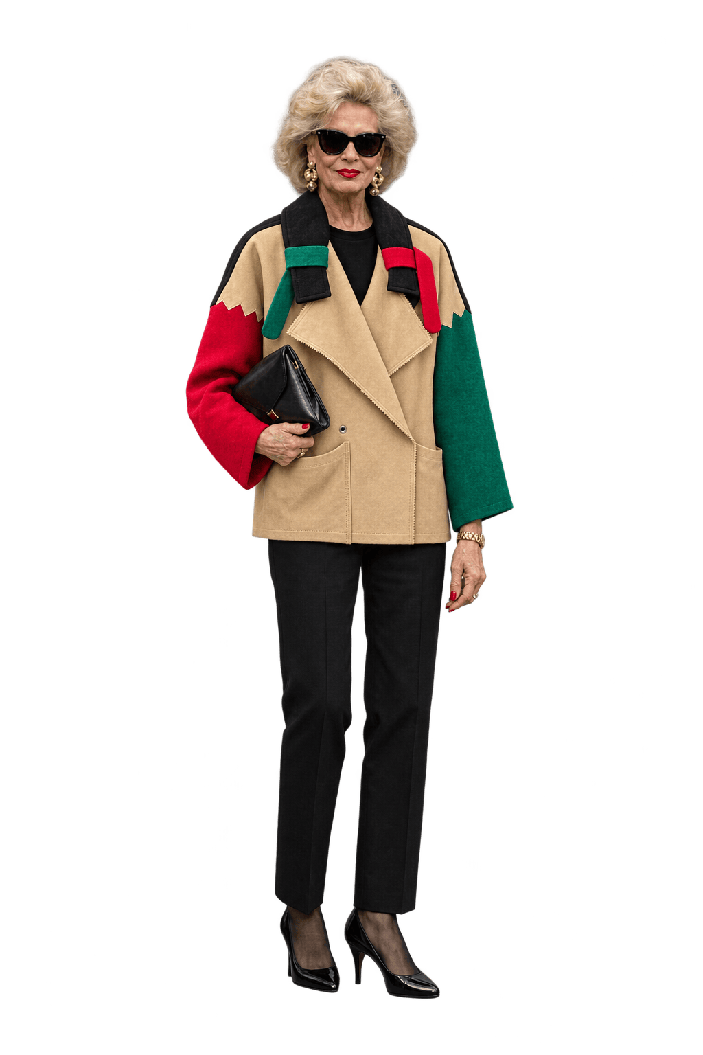 1980s Beige Suede Jacket - Model