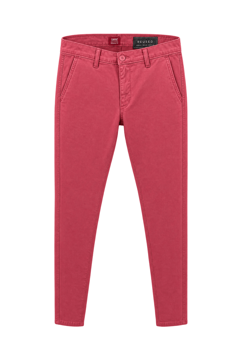 1980s Pink Cotton Pants - Front View