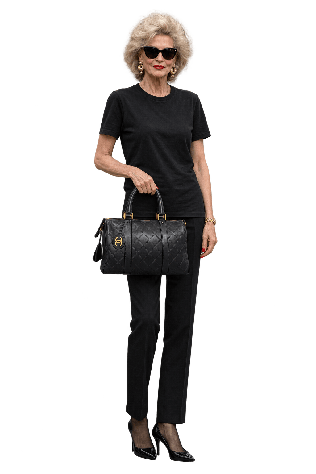 Unknown Black Leather Handbag - Model