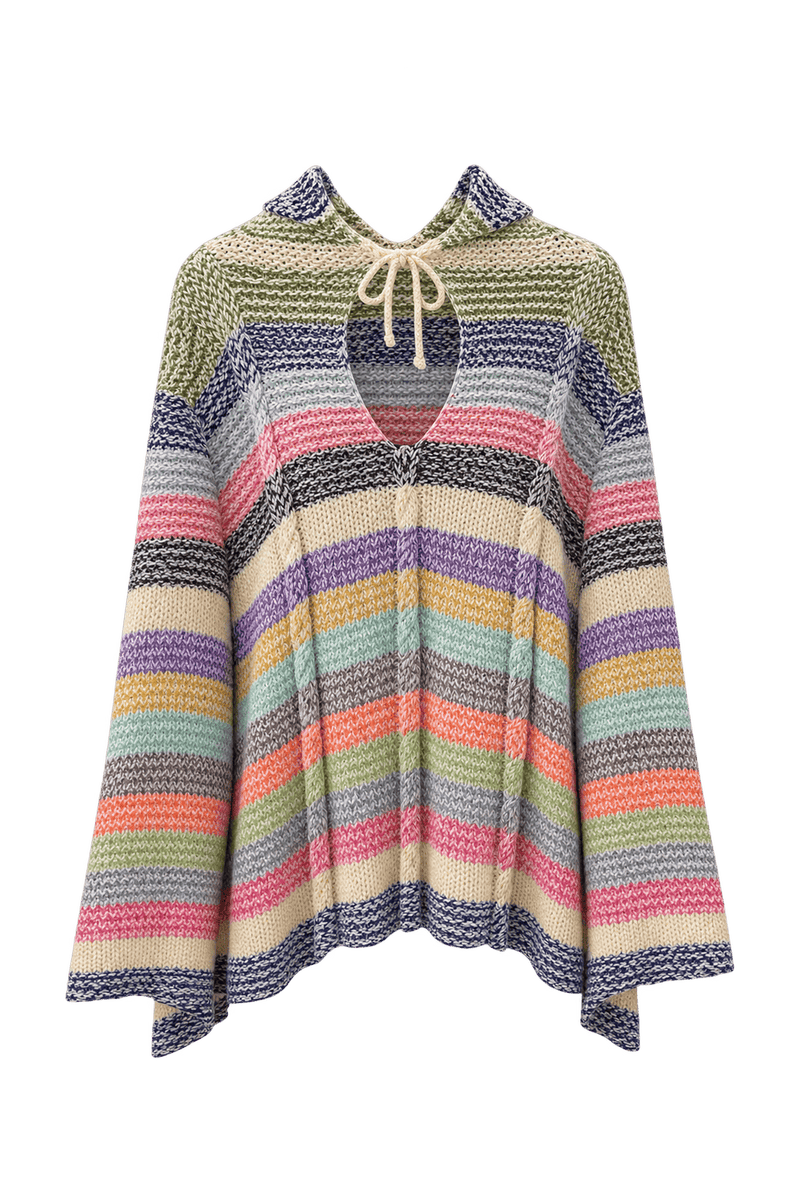 1980s Multi Wool Sweater - Front View