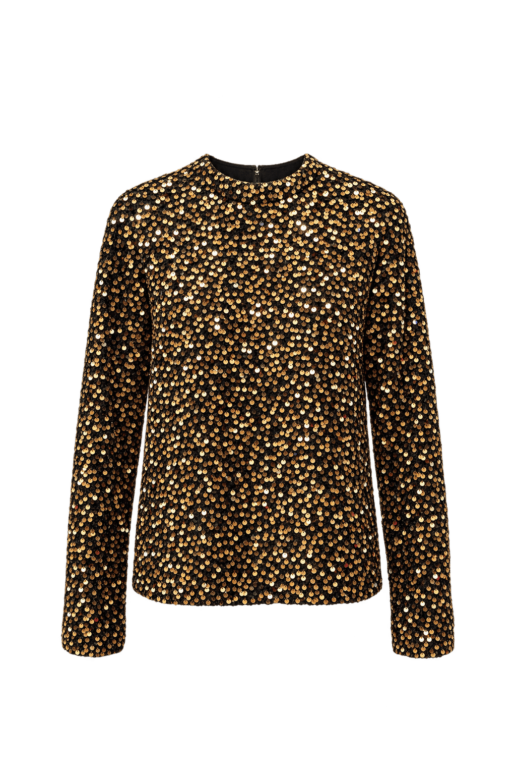 1980s Black Polyester Sweater - Front View