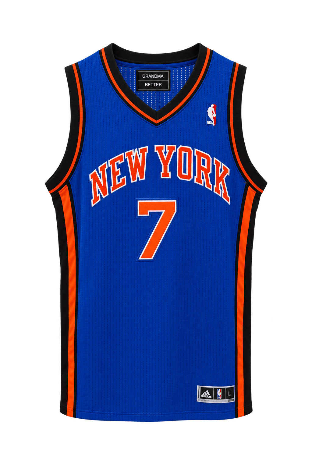 2000s Blue Polyester Tank Top - Front View