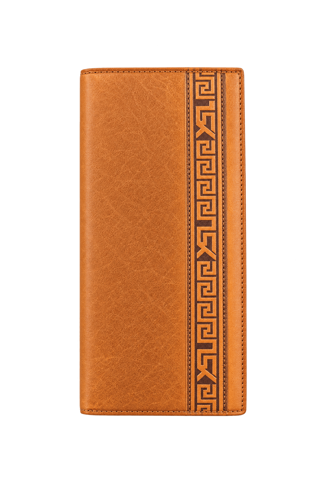 1980s Cognac Brown Leather Wallet - Model