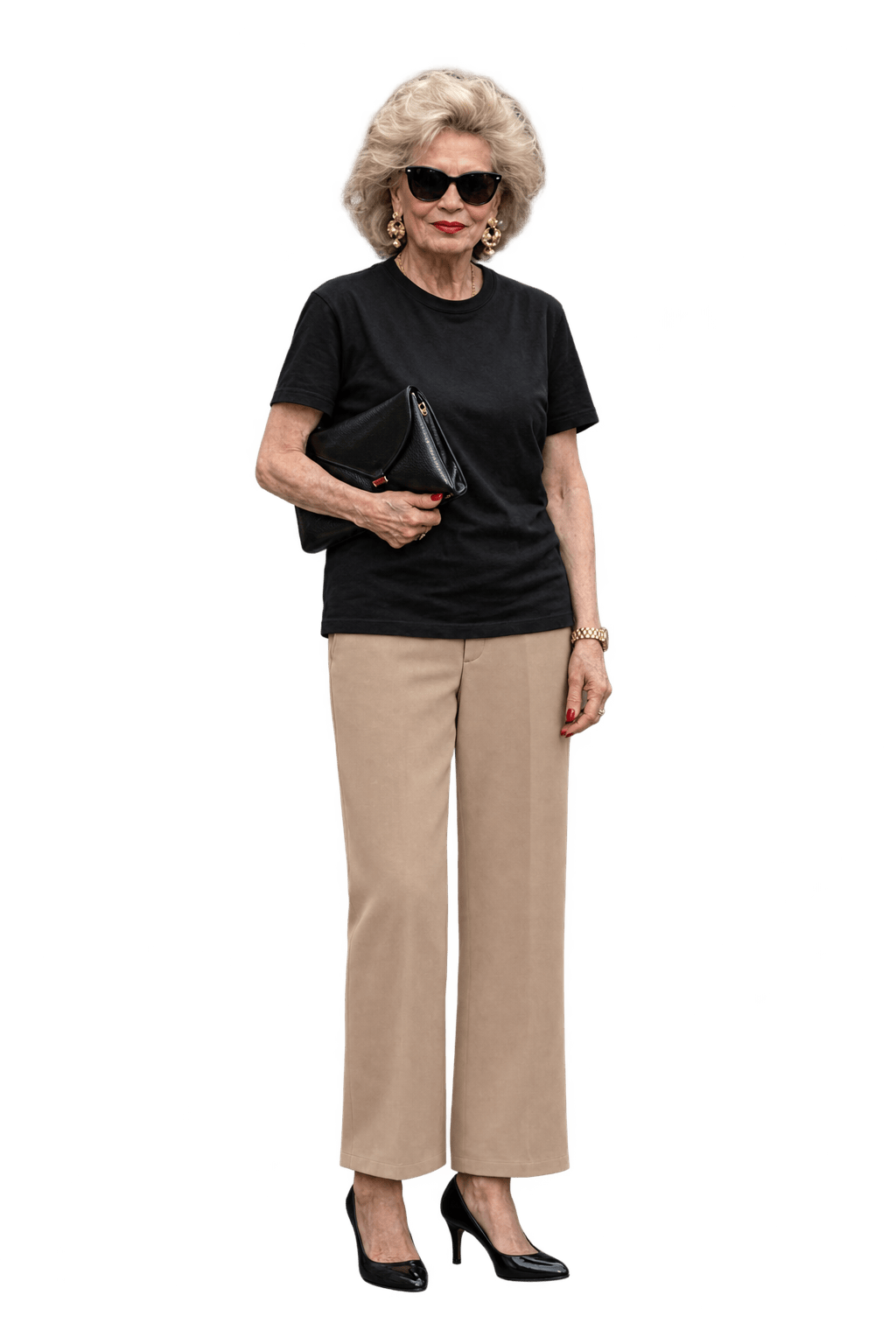 1990s Light Camel Beige Synthetic Blend Trousers - Model