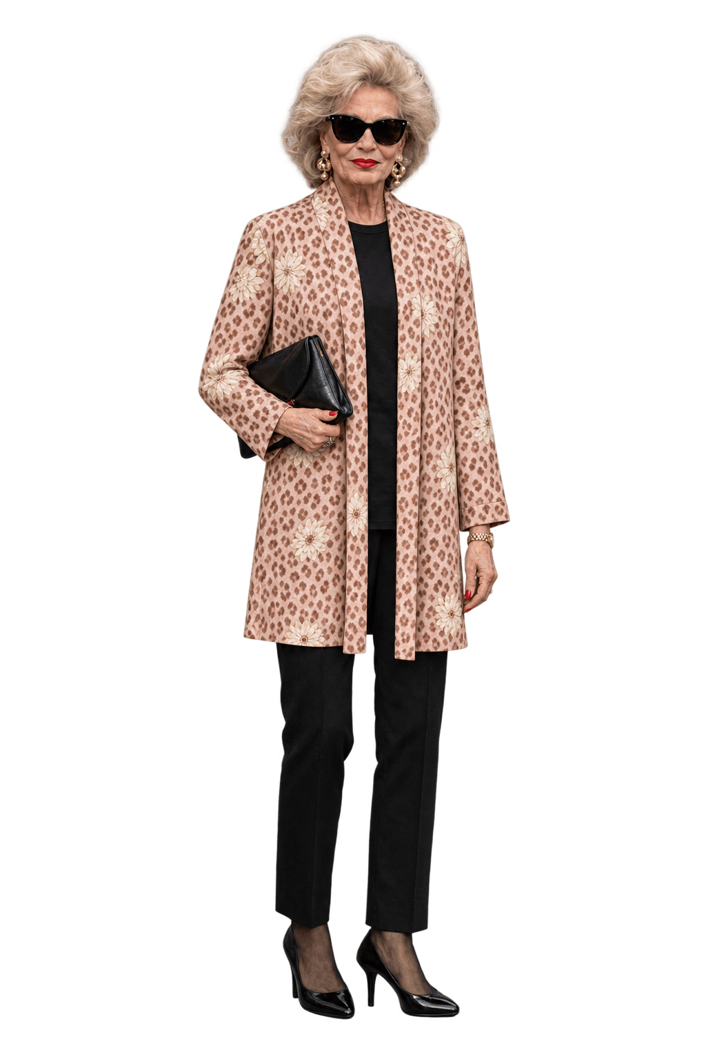 1990s Blush Beige Silk Blazer - Model