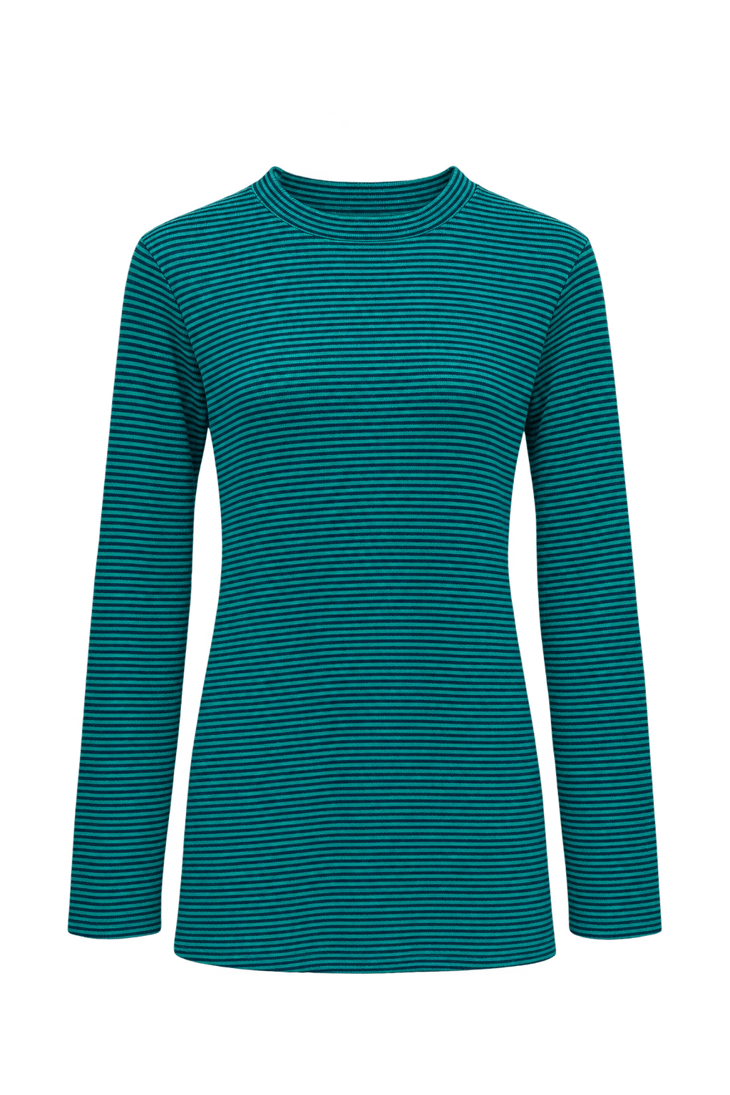1990s Dark Teal Green Knit Sweater - Front View