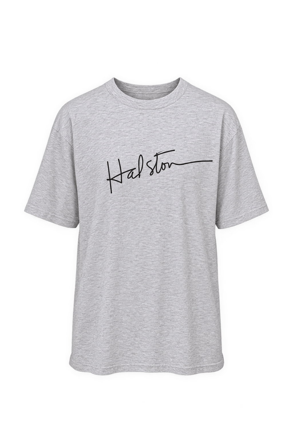 1990s Heather Light Gray Jersey T-Shirt - Front View