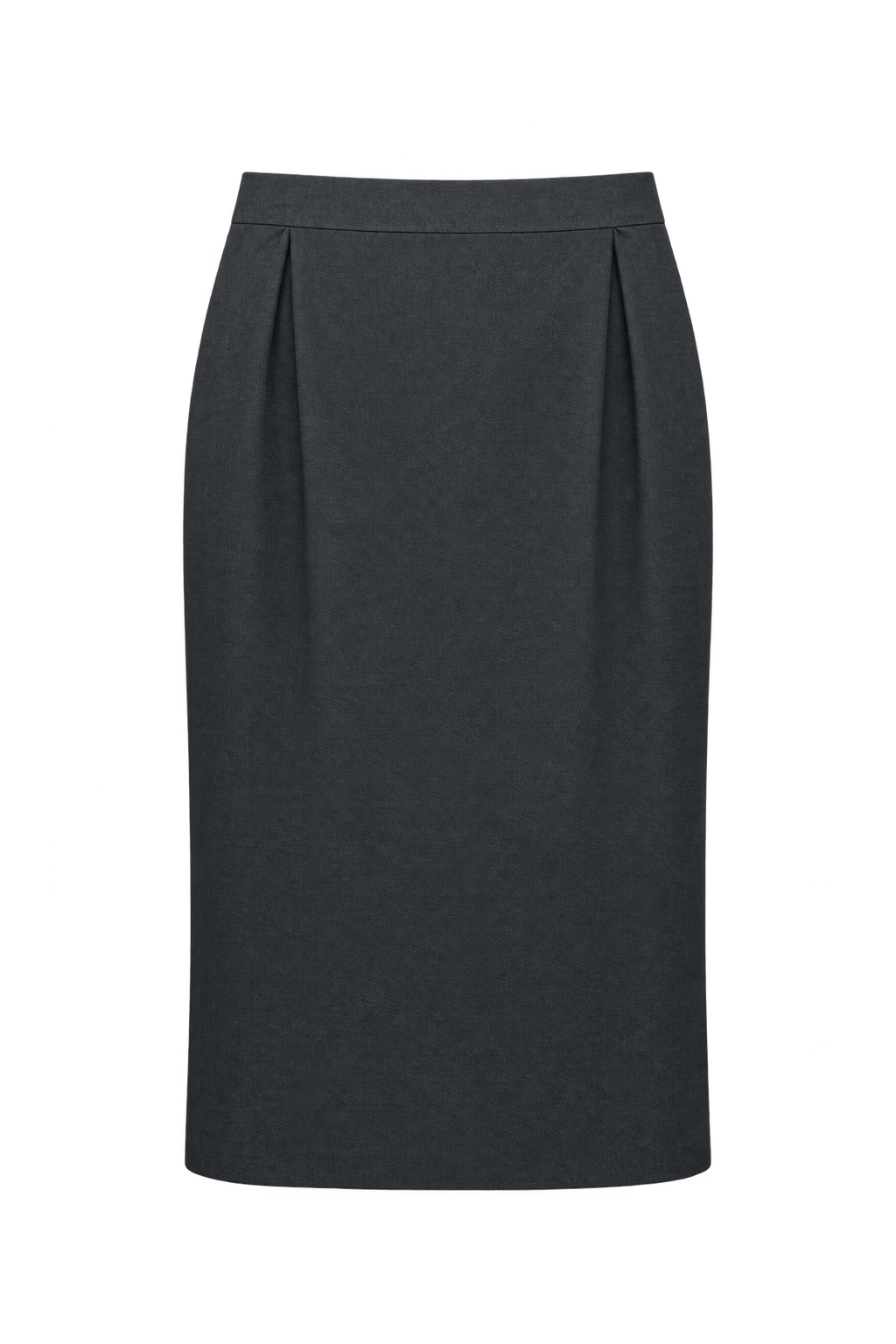 1990s Black Woven Skirt - Front View