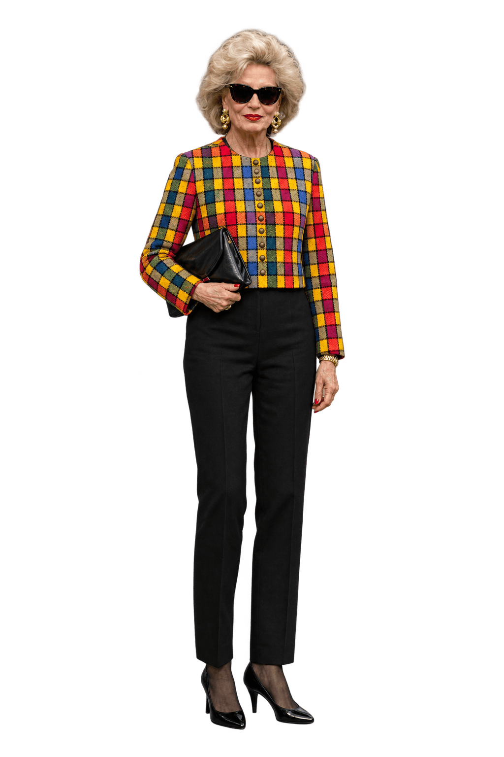 1980s Golden Yellow Woven Jacket - Model