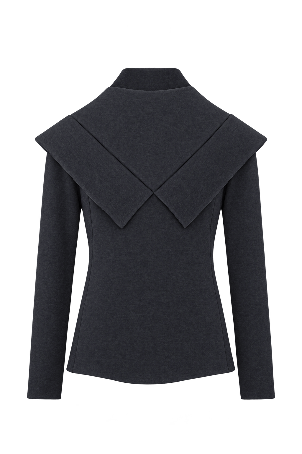 1990s Black Unverified Knit Shirt - Front View